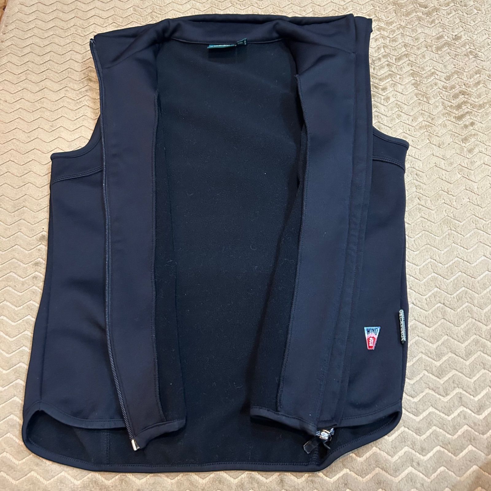 CHERVO シェルボ レディースゴルフウェア ベスト ブラック サイズ42