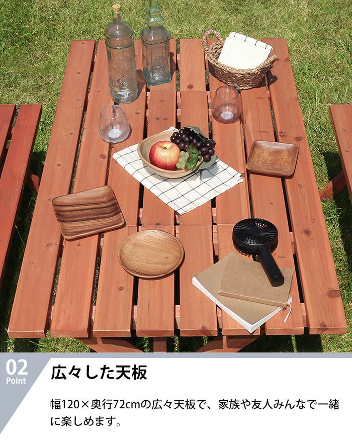 セット パラソル穴