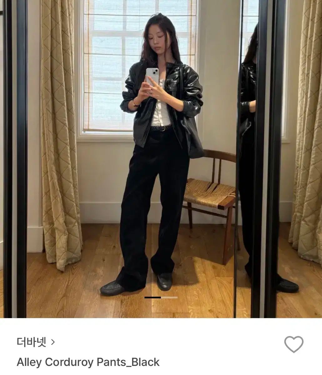 ザ バーネット コーデュロイ ズボン ブラック sサイズ