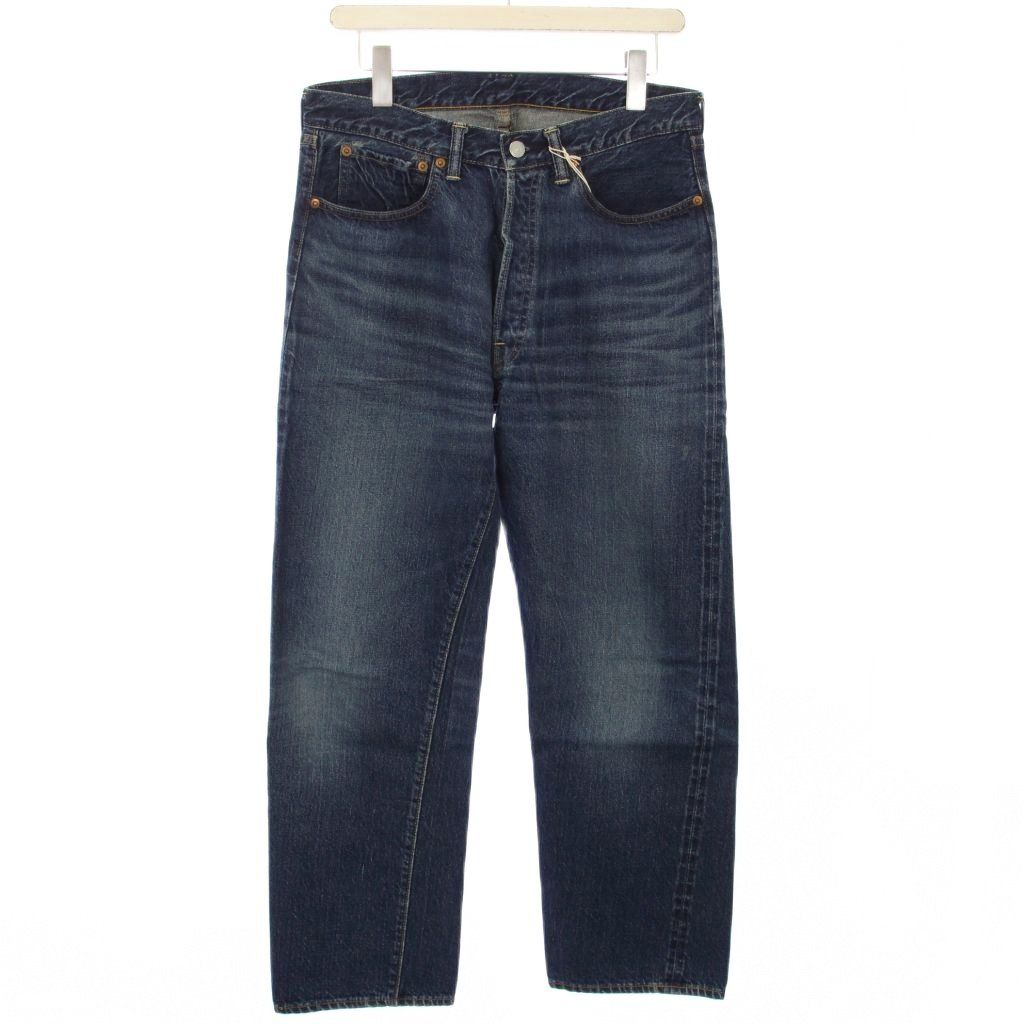 ウエアハウス WAREHOUSE 2ND-HAND WASH デニム パンツ ジーンズ ストレート W33 インディゴ 1101 TK