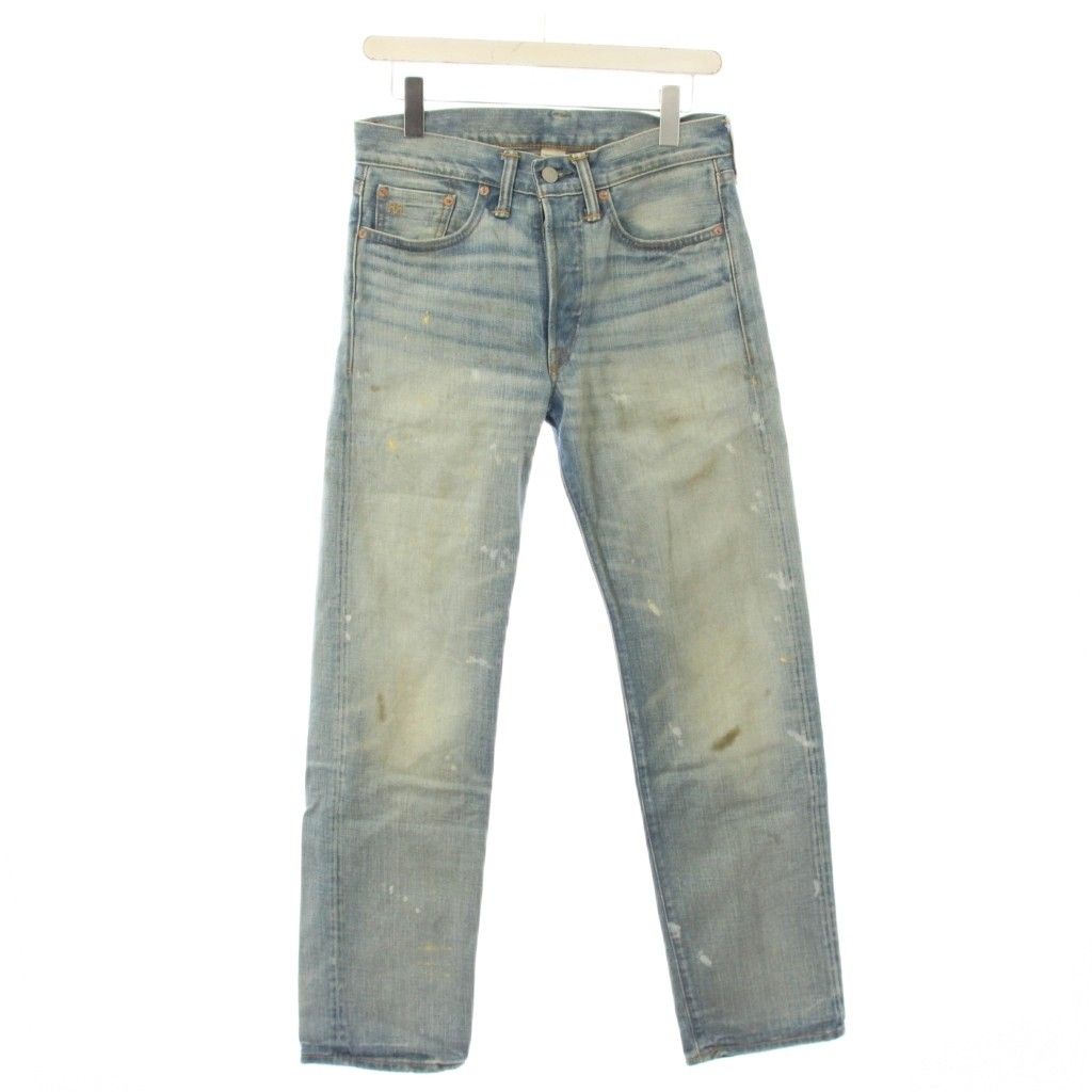 ダブルアールエル RRL ラルフローレン Straight Fit Selvedge Jean Camden Wash デニム パンツ ジーンズ W28 L30 ブルー 782932434001 TK