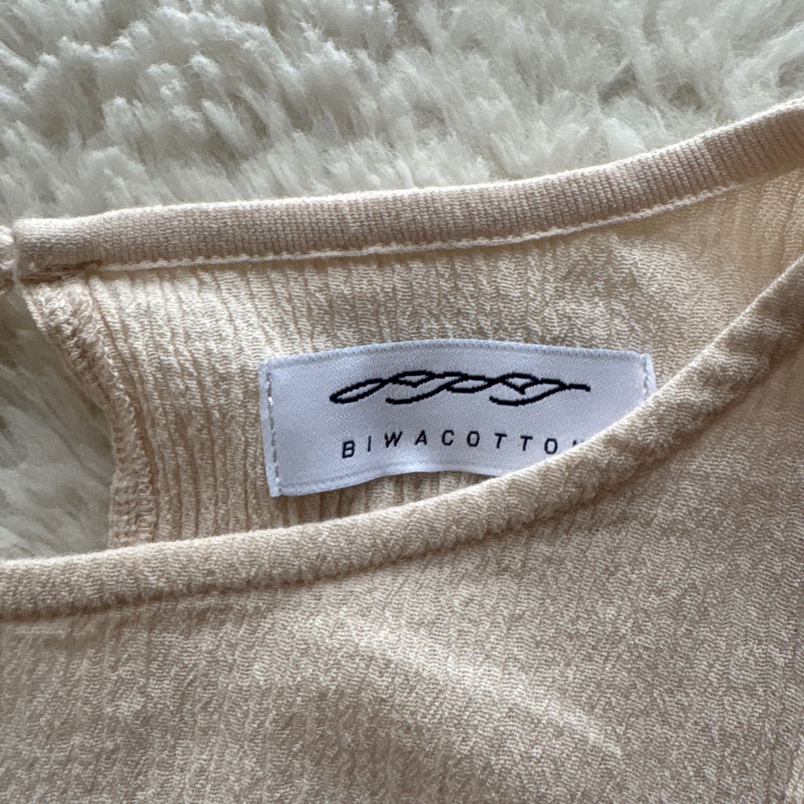 ビワコットン パフタックドレス