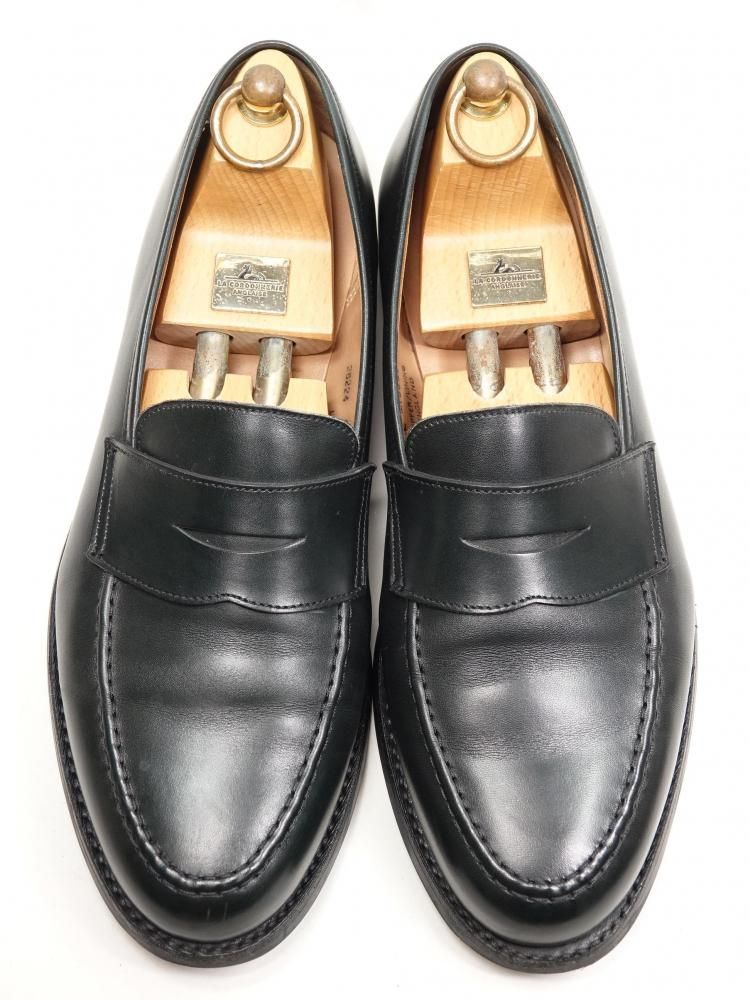 535 1008 上 クロケット＆ジョーンズ ボストン２ ブラック ウォータープルーフカーフ 8.5 E