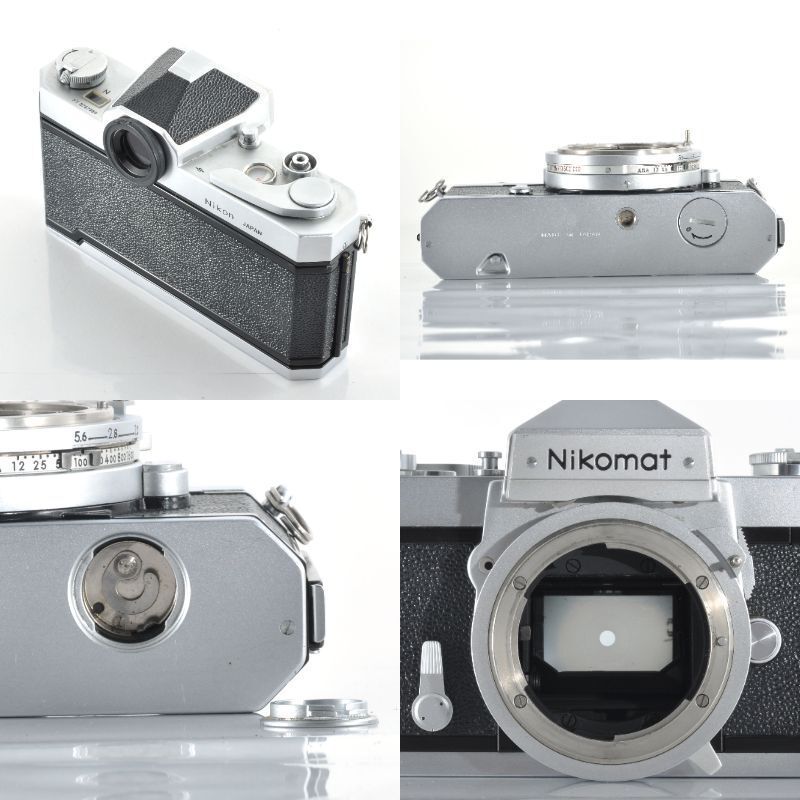 Nikomat FT 3216685 カメラ レンズセット 動作未確認 ジャンク品 ス*ス様 Nikon Nikomat FT一眼レフカメラ レンズ3本セット 箱付