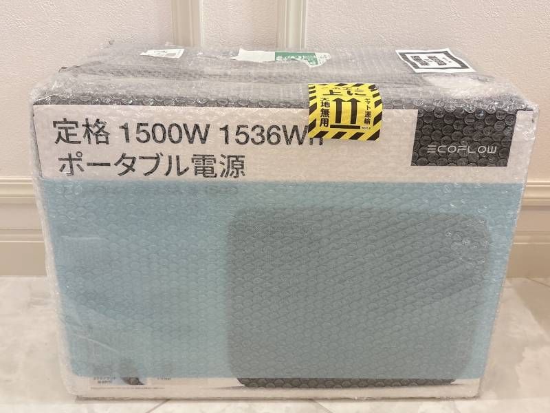EcoFlow DELTA 3 1500 ポータブル電源 1500W 1536Wh 大容量