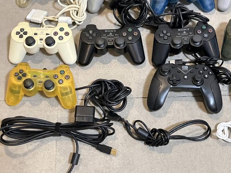 SONY PlayStation プレステ コントローラー 大量まとめ 純正 HORI 社外品 現状品 UP786_INFO