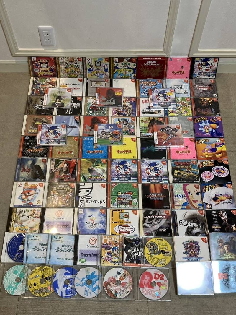 あり Dreamcast ゲームソフト カセット 大量まとめ ドリームキャスト ドリキャス 現状品