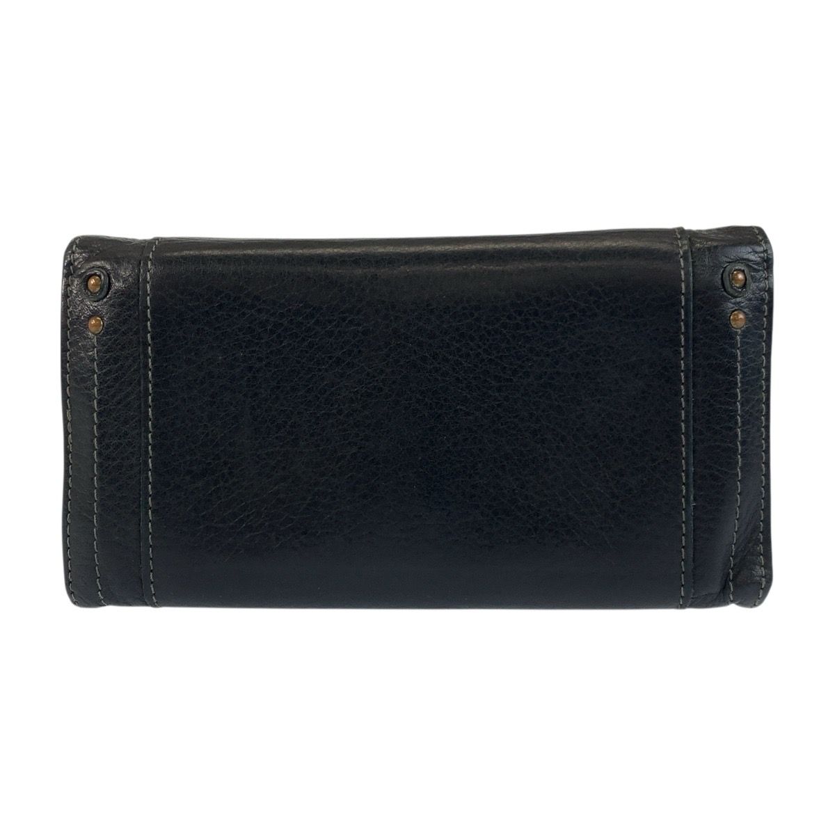 美品 Chloe クロエ パディントン ブラック 黒 ゴールド金具 レザー 