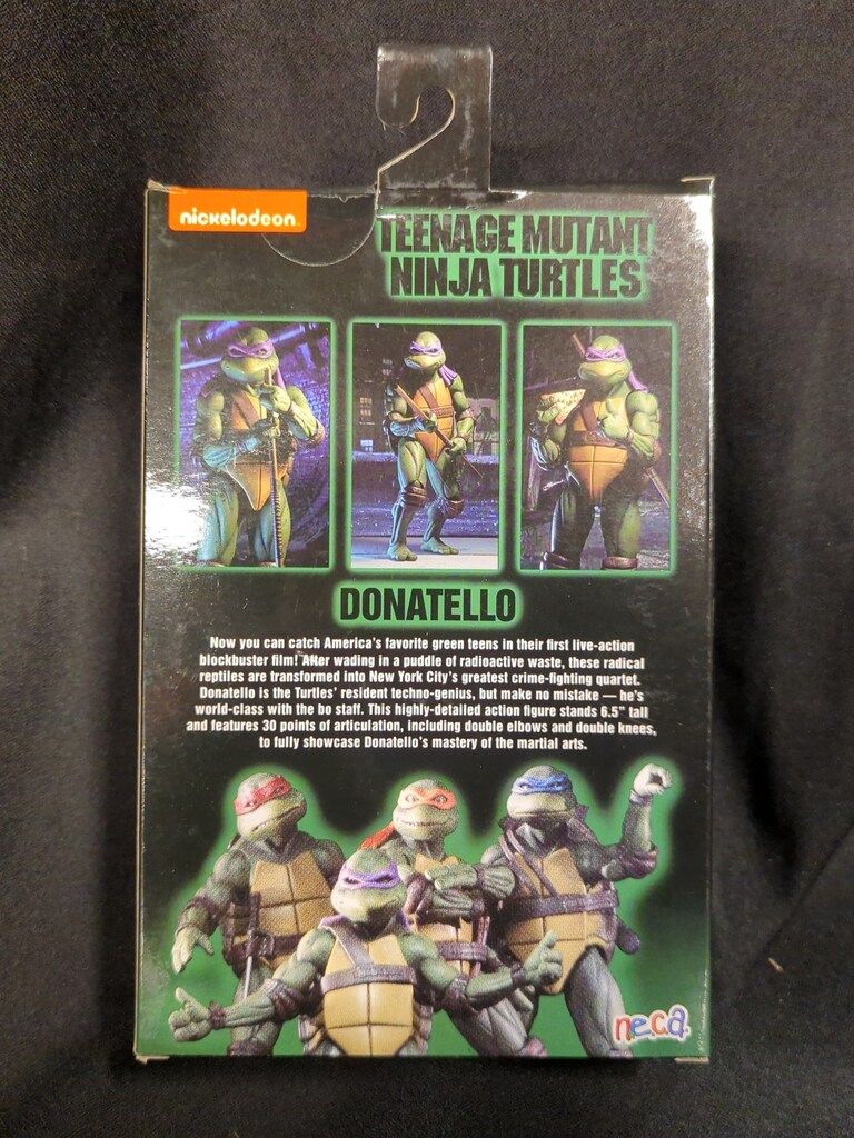 NECA ACTION FIGURE DONATELLO MOVIE 1990 6.5インチ