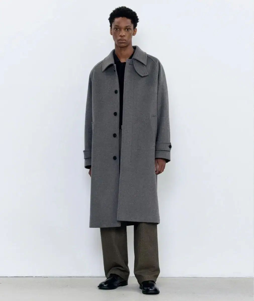 インサイレンス カシミア バルマカーン コート GREY BROWN M KANDAIZUMI_COM