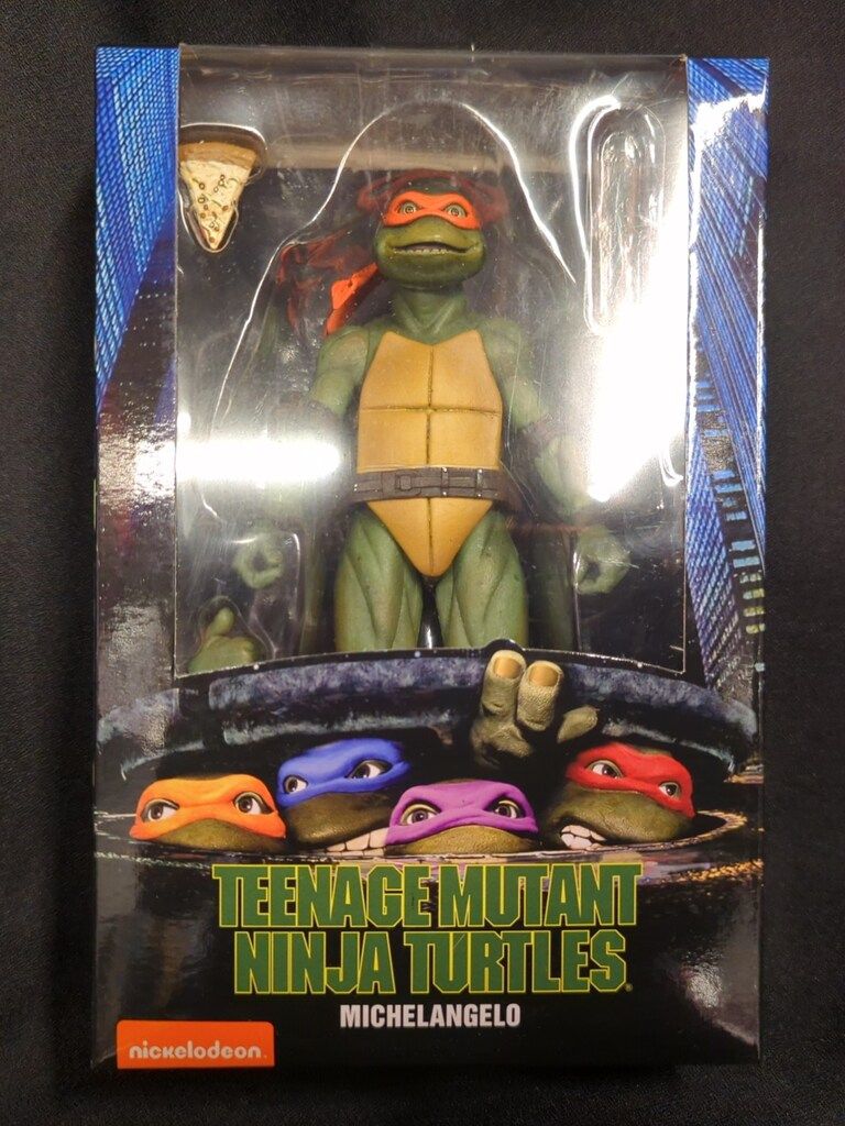 NECA ACTION FIGURE MICHELANGELO MOVIE 1990 6.5インチ