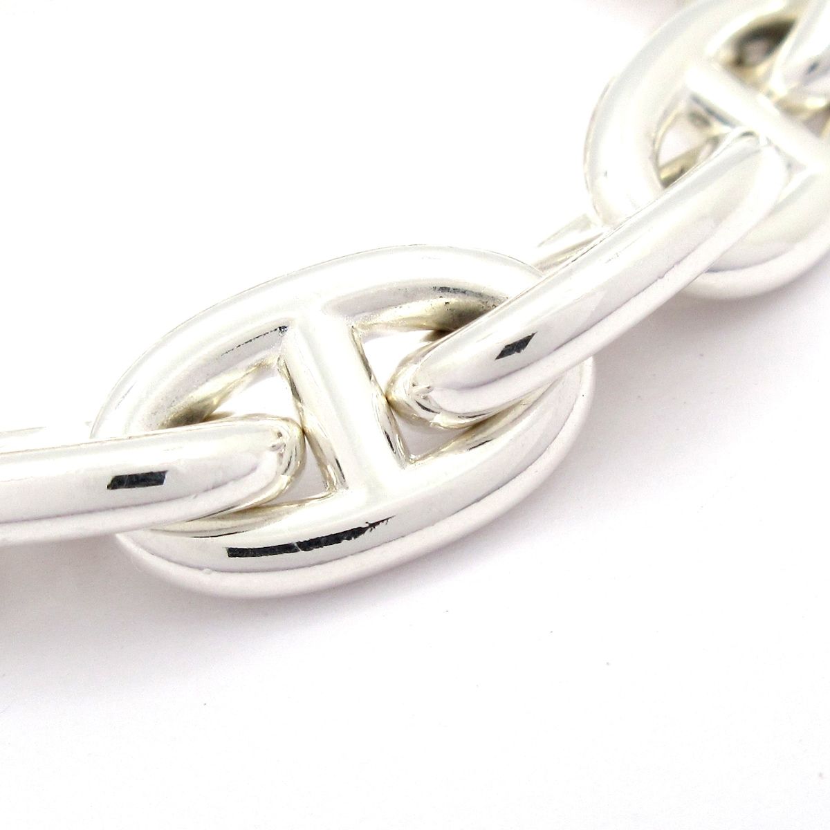 HERMES エルメス ブレスレット シェーヌダンクルMM シルバー 14コマ