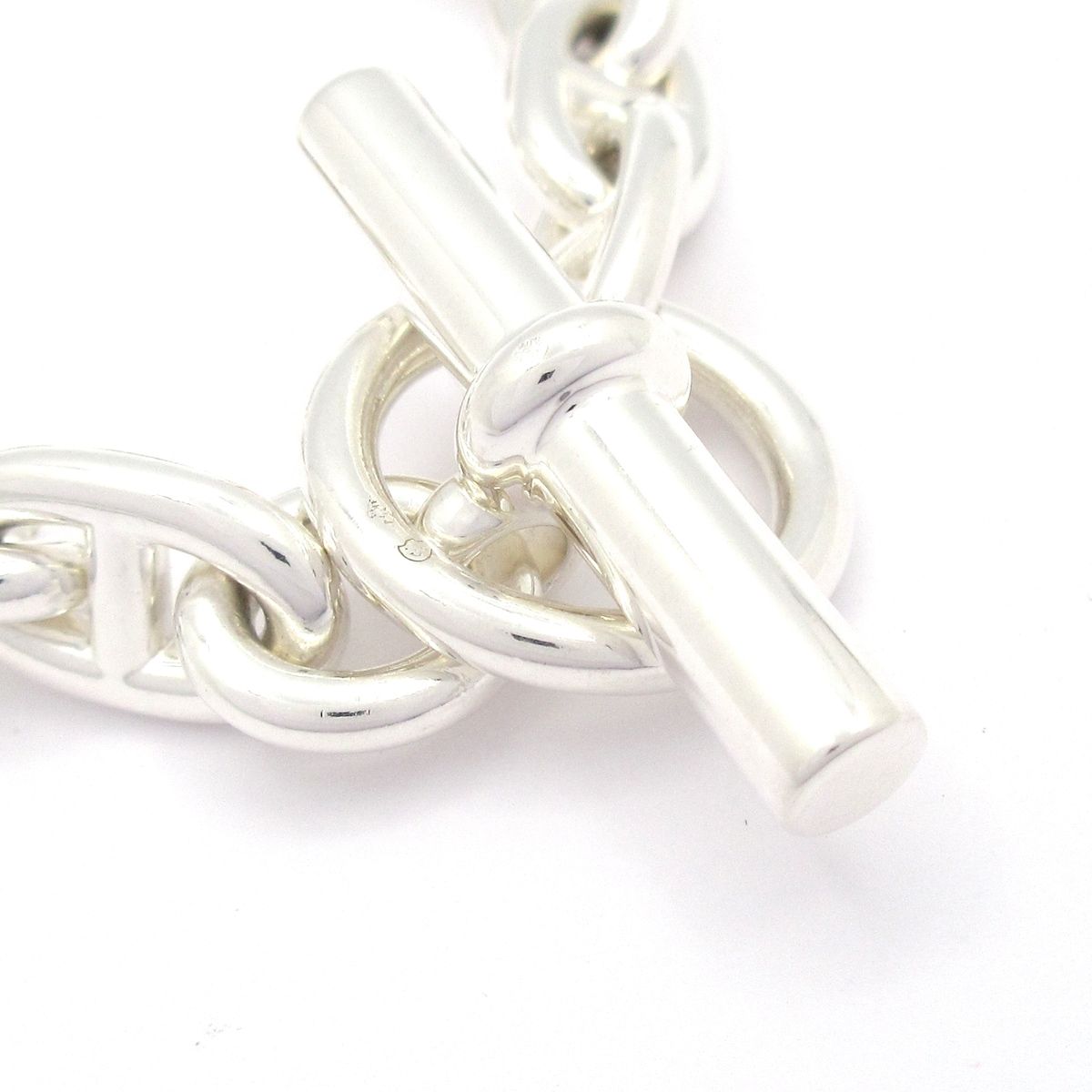 HERMES エルメス ブレスレット シェーヌダンクルMM シルバー 14コマ WWW_SHINETEETH_COM