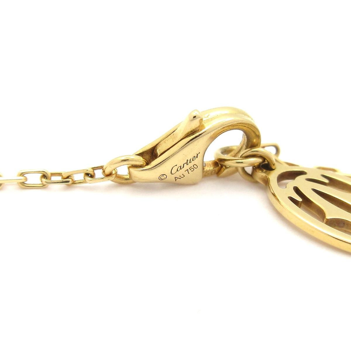  カルティエ ネックレス ディアマンレジェドゥネックレスLM ダムールラージ K 18 YG×ダイヤモンド 1 Pダイヤ 約0.19 ct ネックレス アクセサリー