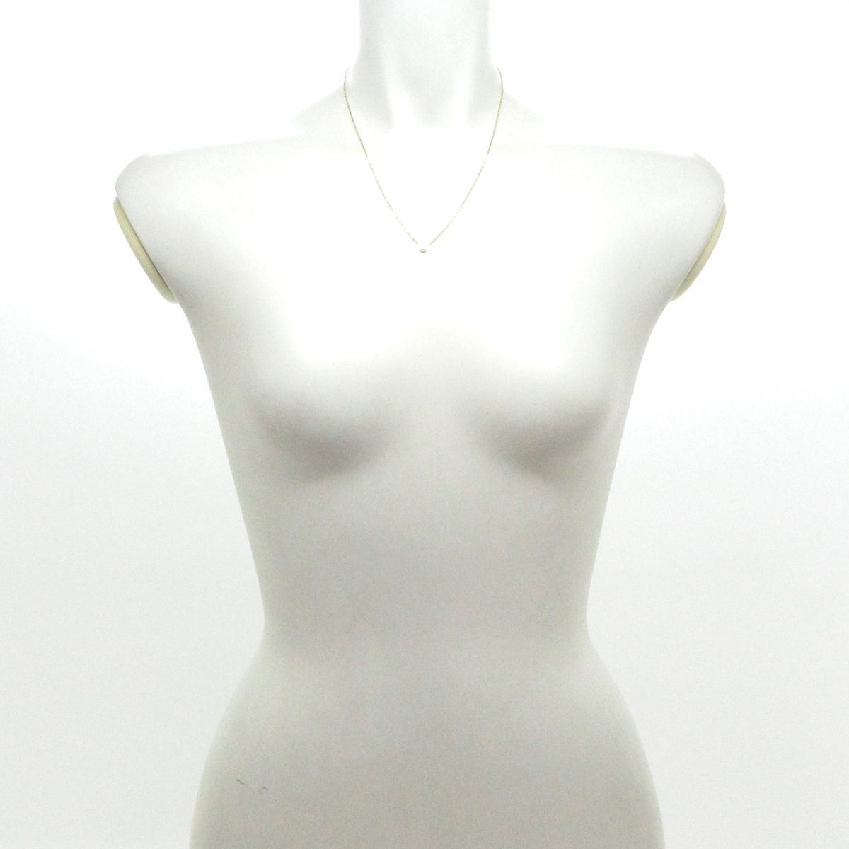 カルティエ ネックレス ディアマンレジェドゥネックレスLM ダムールラージ B7215500 K18YG×ダイヤモンド 1Pダイヤ 約0.19ct