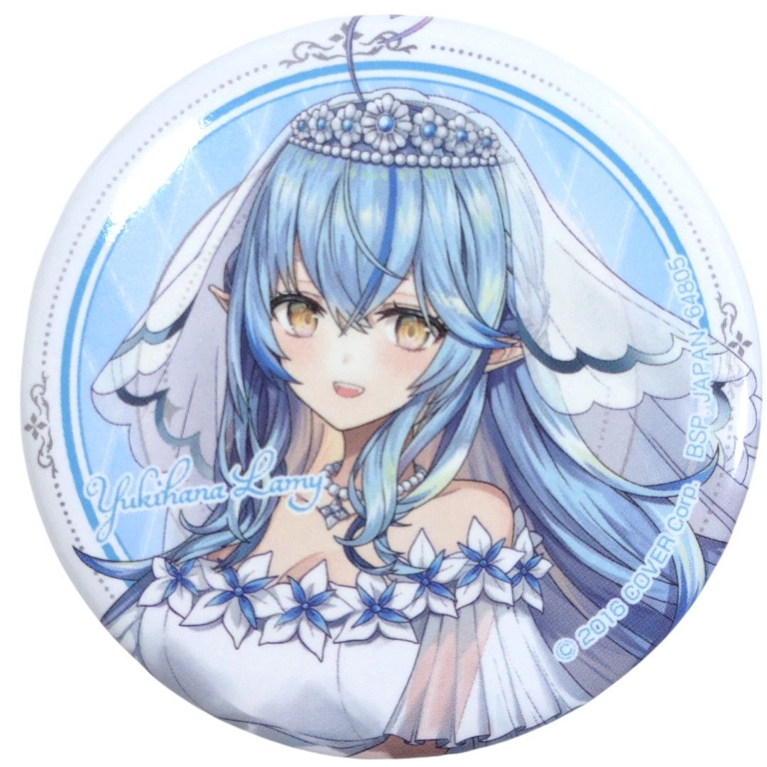 送料無料 24時間以内発送 未使用 雪花ラミィ 缶バッジ2個セット