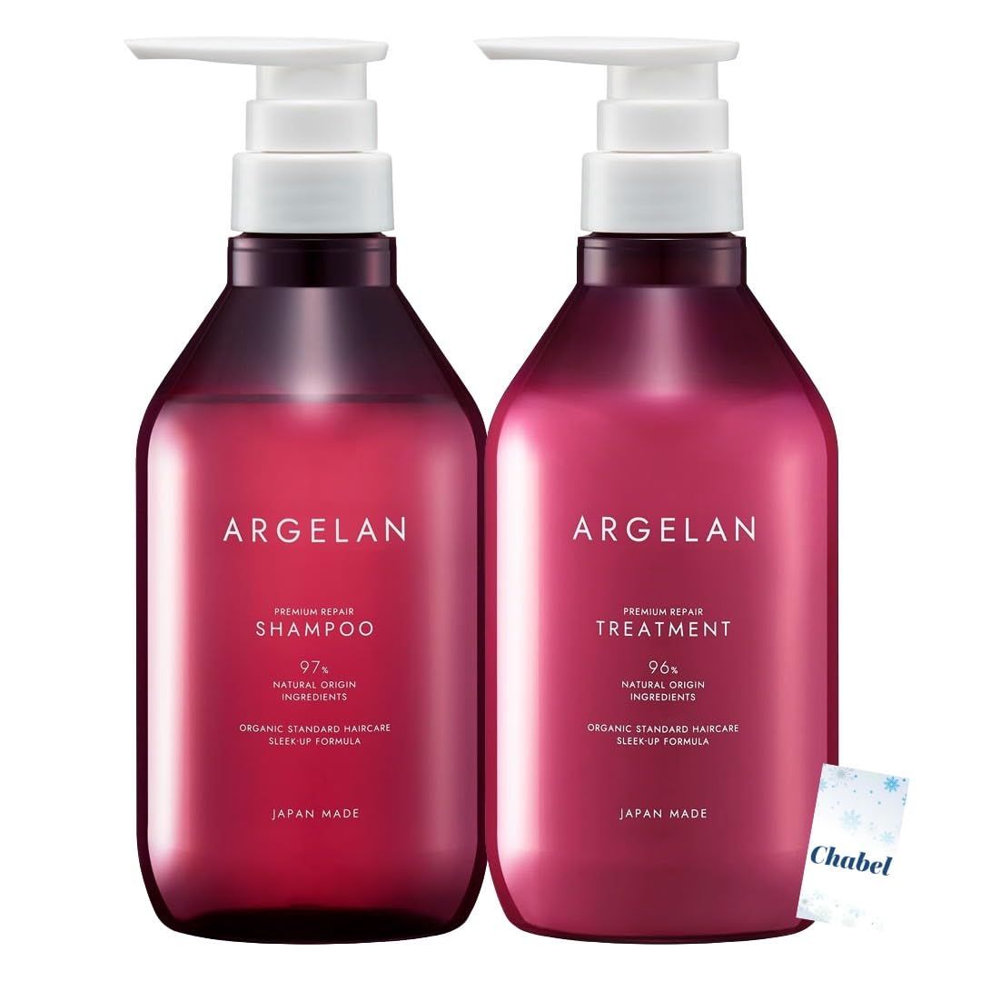 ARGELAN アルジェラン リペア シャンプー＆トリートメント 本体 各 セット とろり ウル 絶妙 なめらか髪 97 天然由来成分 ノンシリコン オーガニックヘアケア アロマティックシトラスの香り Chabelくじ