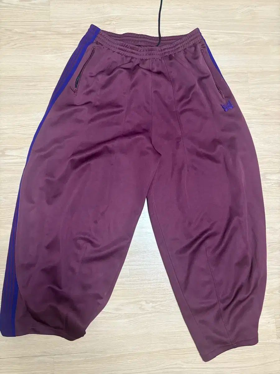 NEEDLES HD トラックパンツ ワイン M