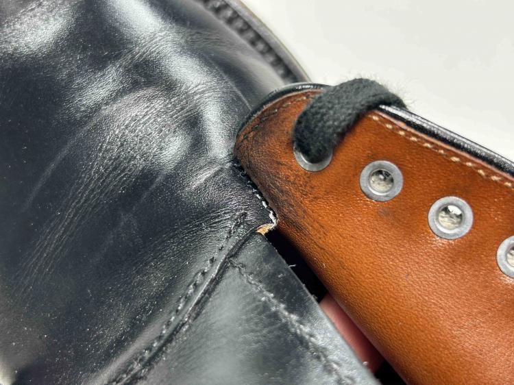 714 1027 上 オールデン プレーントゥ ブラック カーフ 9 D #53527 ビームス別注