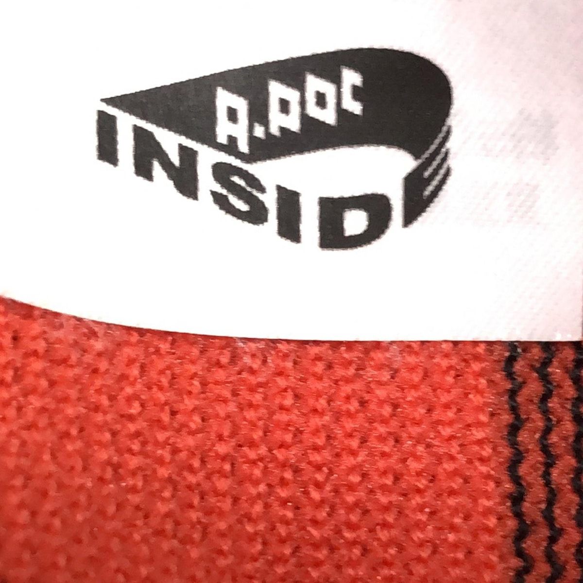 レッド×黒×ブラウン ボーダー