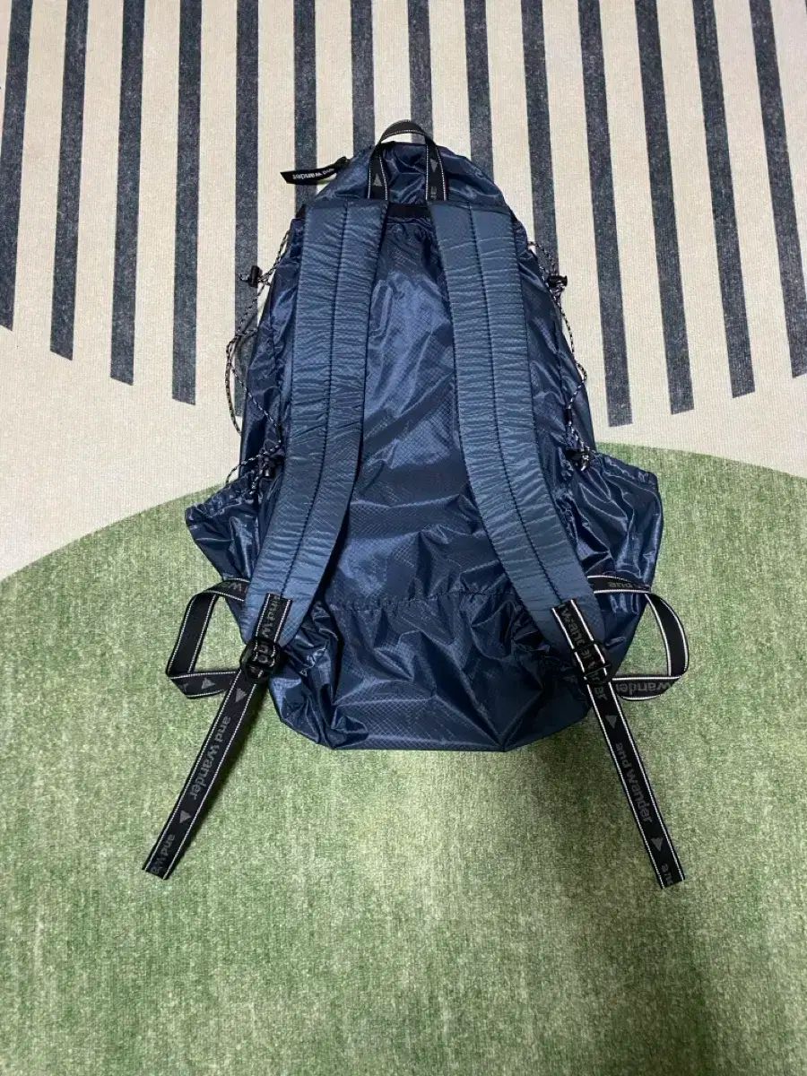 and wonder アンドワンダー silシルデイパック青 アンドワンダー sil daypack ブルー AND WANDER sil daypack andwander