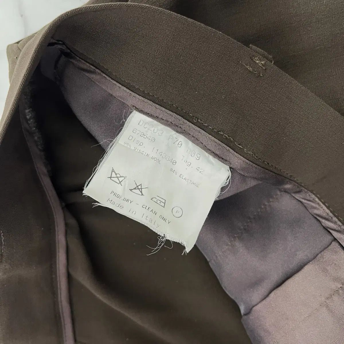 アニオナ agnona ブラウン バージンウール レディース ズボン ウエスト 29 WWW_DECORATOM_COM_BR