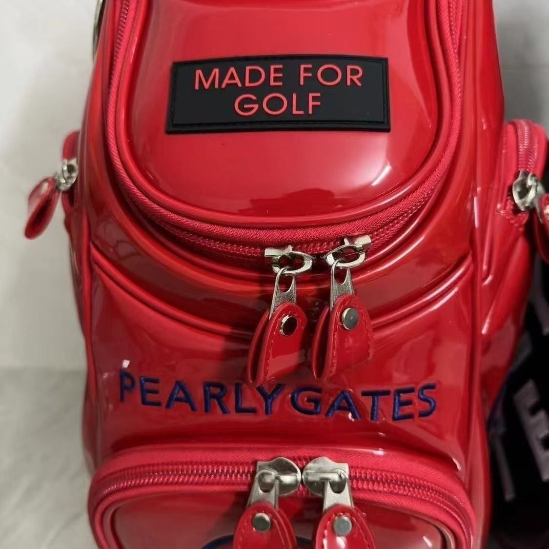 PEARLY GATES パーリーゲイツ 9.0型 エナメル ゴルフバッグ キャディ