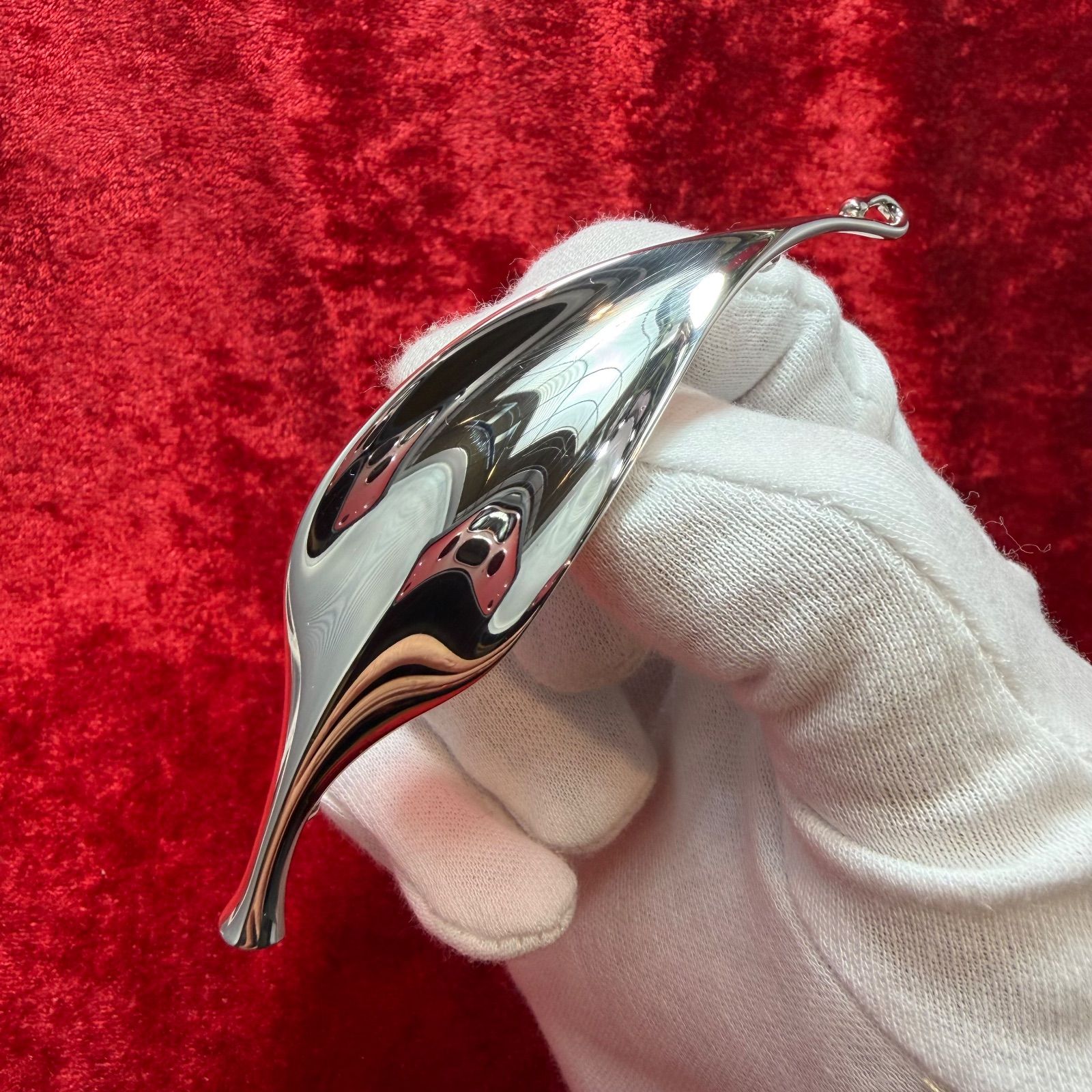 ブローチ リーフデザイン TORUN ♯391 26.6g ジョージジェンセン GEORG JENSEN