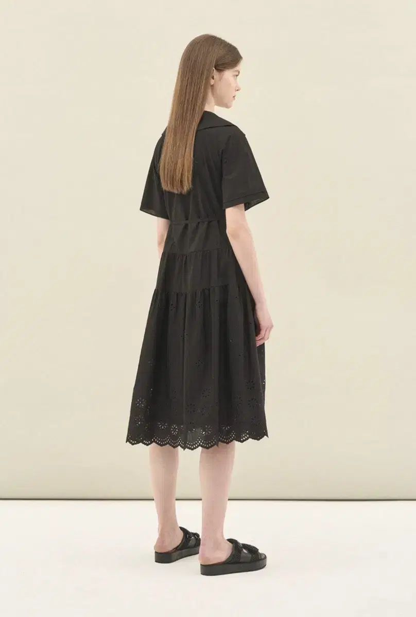 The HANDSOME SJ ブラック ベルト付き レース ONE PIECE 23ss