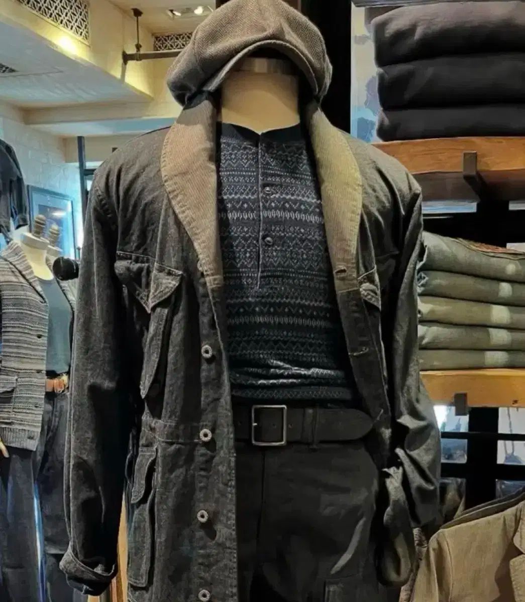 RRL インディゴ デニム フィールドコート RRL ダブルアールエル ジャケット