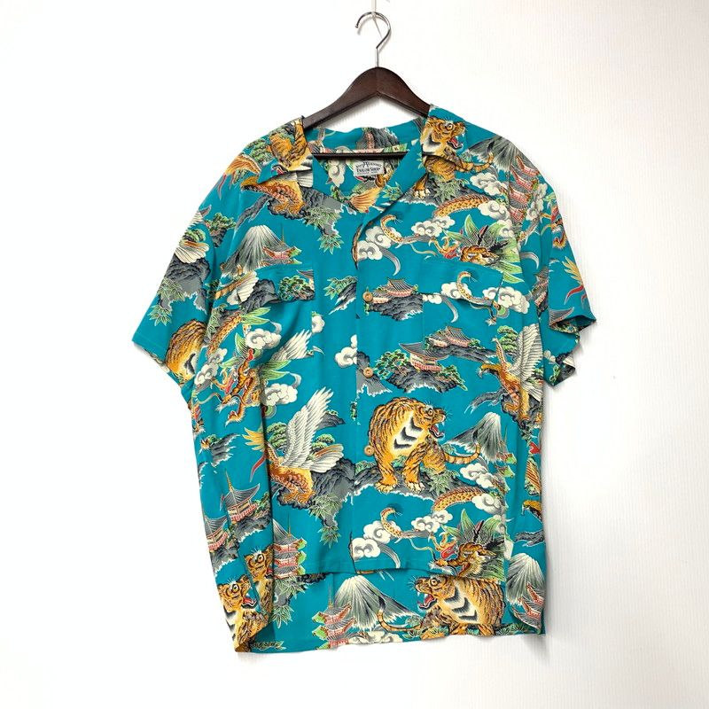 SUN SURF サンサーフ SPECIAL EDITION エディション ALOHA SHIRT EAGLE TIGER DRAGON SS37577 アロハシャツ 半袖 トップス 145-251103-as-26-izu