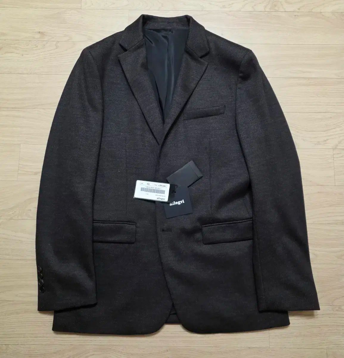 アレグリ ウール ツイル スーツ セットアップ トップス 105 ボトムス 32-33 定価134