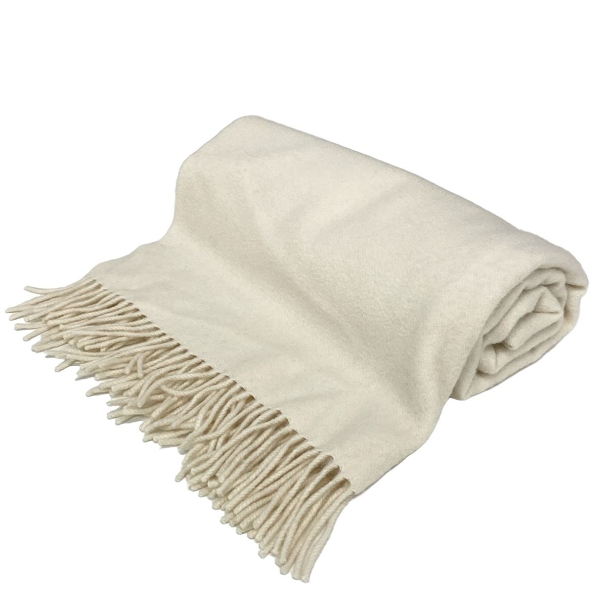 Joshua Ellis ジョシュアエリス ストール ショール - アイボリー カシミヤ