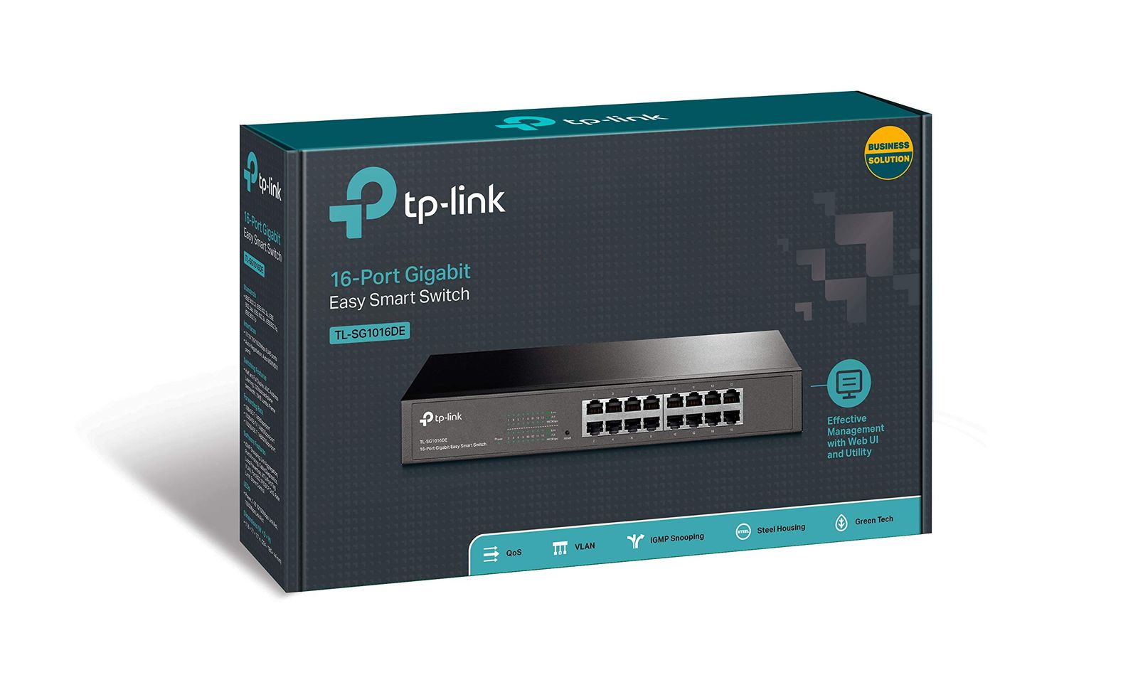  TP-Link Giga対応 16ポート スマートスイッチ 管理機能付 金属筺体 5年 TL- その他 文房具 事務用品