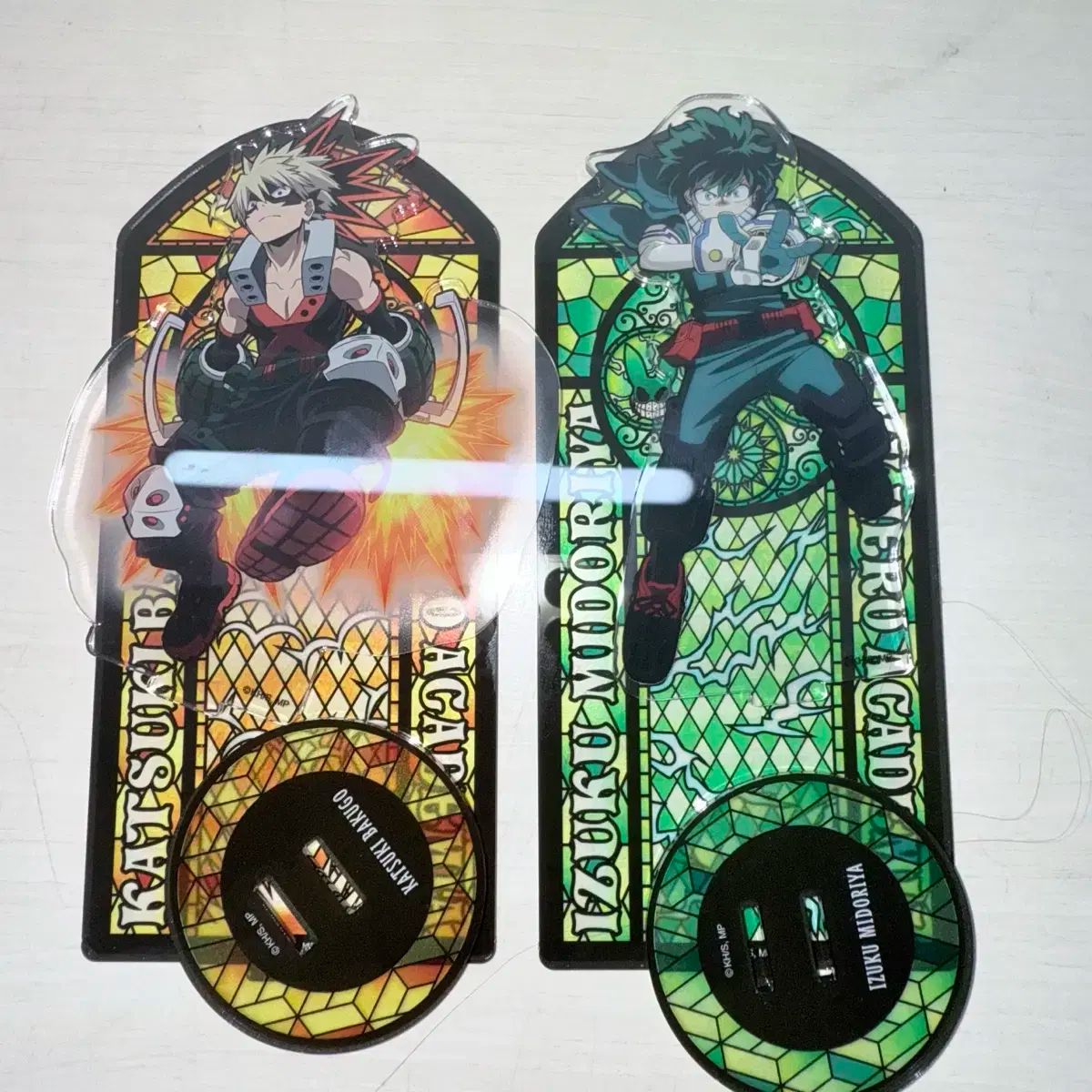 まとめ売り) 爆豪 勝己 緑 谷出久 ステンドグラス アクリル 【公式通販】