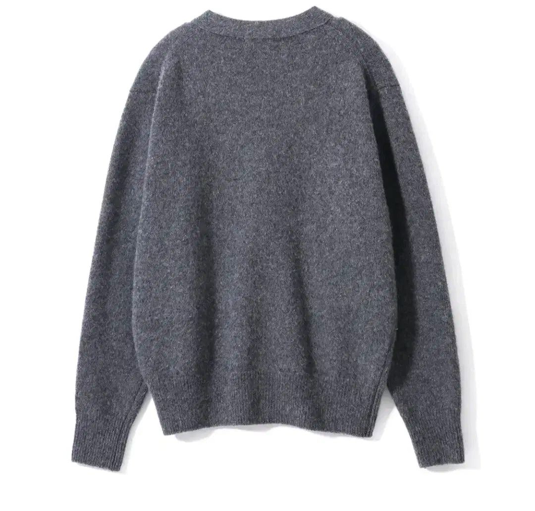 ポール ブレーキ ブラッシュド リーバー カーディガン チャコール メランジ 3