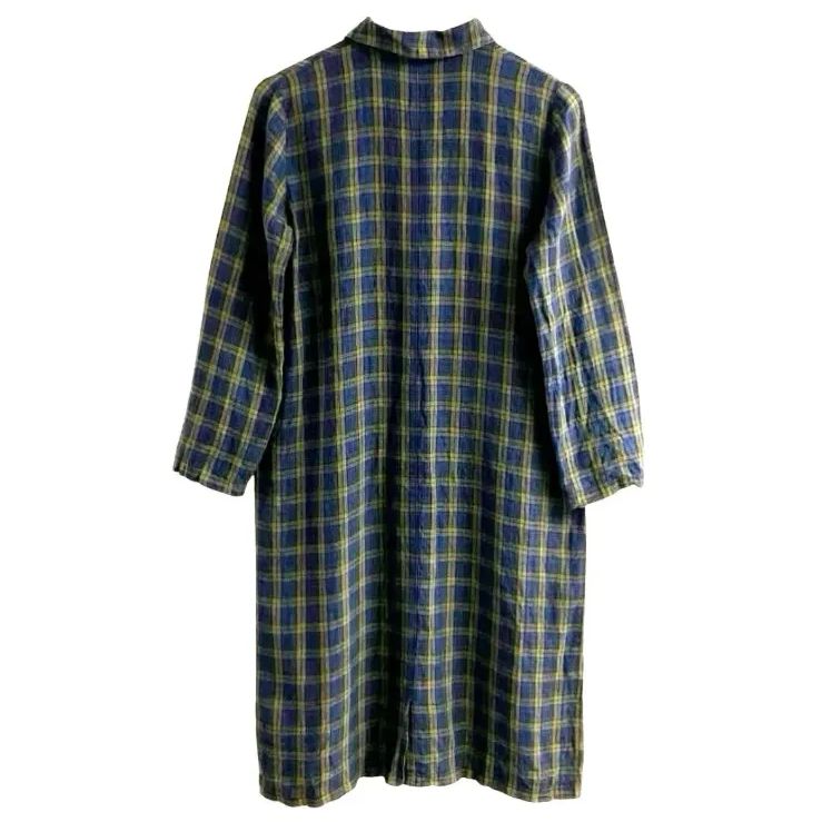 FOG LINEN WORK フォグ リネン ワーク 麻 ワンピース チェック