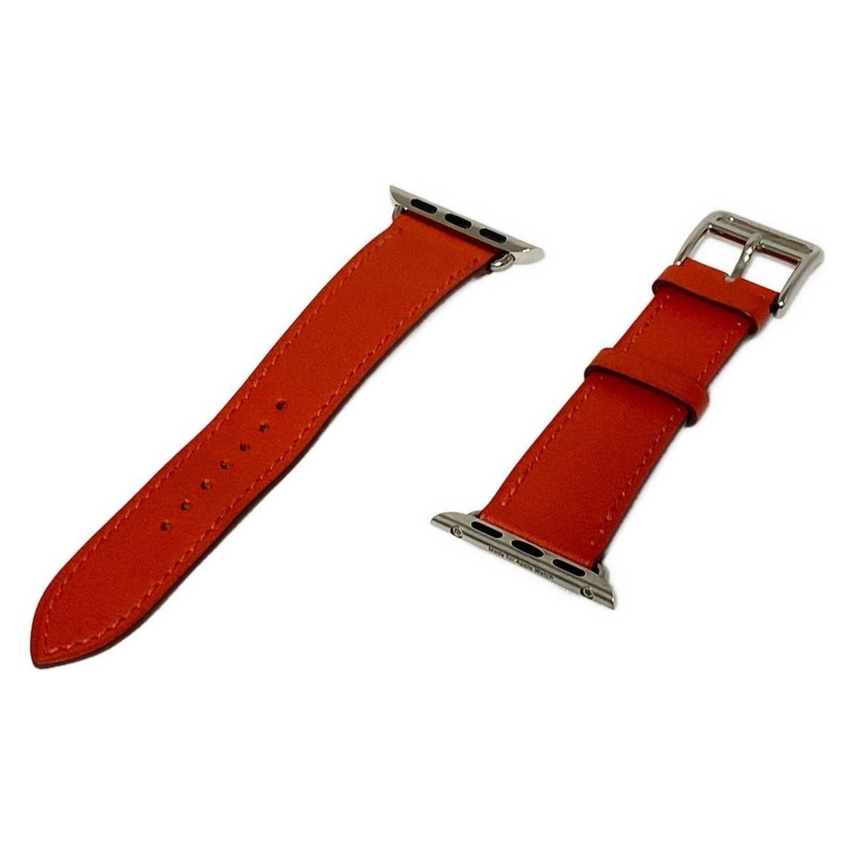 HERMES エルメス 小物 シンプルトゥール オレンジ 腕時計替えベルト アップルウォッチ替えベルト