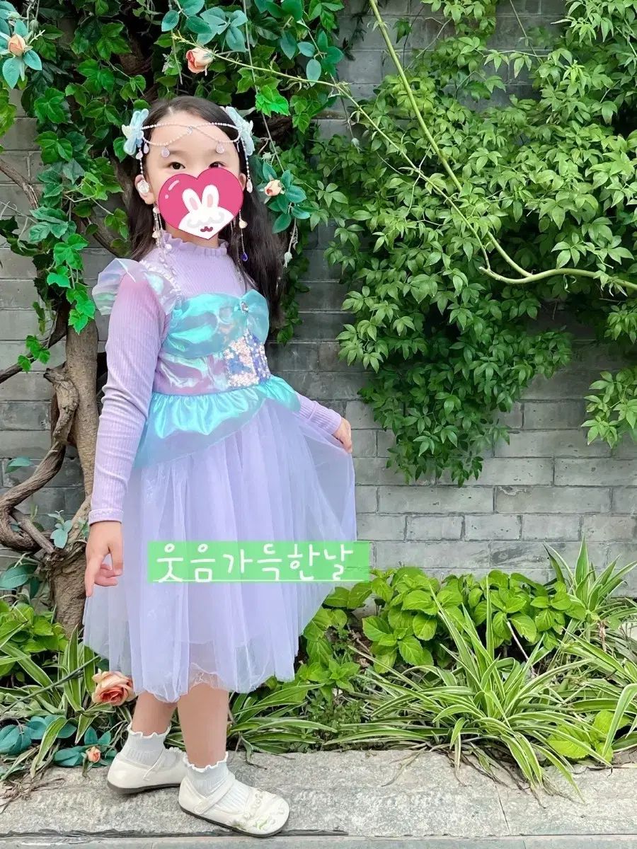 青「リトル・マーメイド」アリエル プリンセスドレス 120