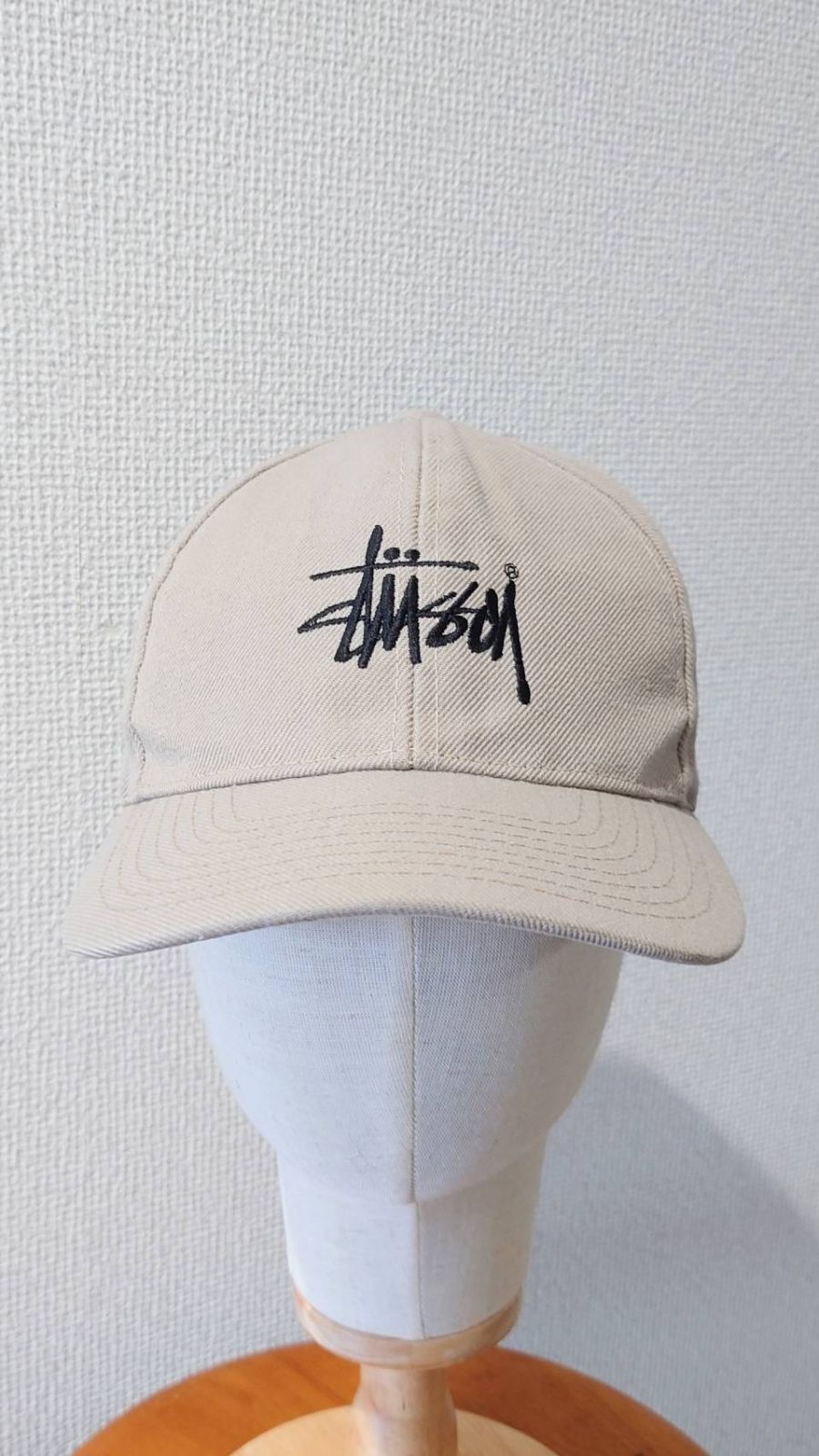 90’s Old Stussy 白タグ Stock Logo アジャスタブルキャップ
