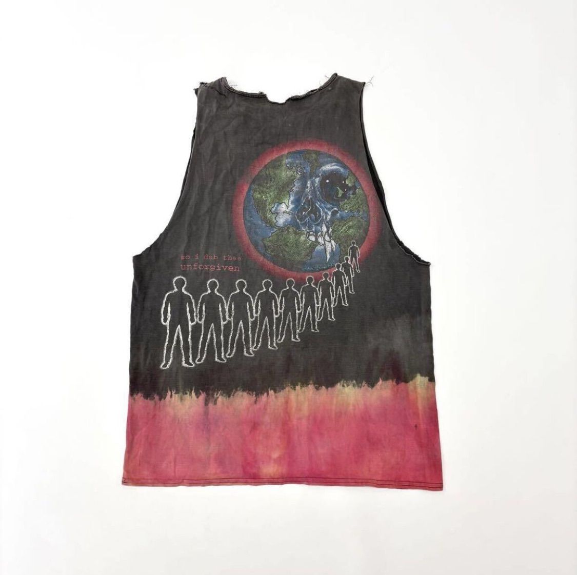 70s 90s Vintage METALLICA メタリカ PUSHEAD パスヘッド THE UNFORGIVEN EXECUTIONER カットオフ ツアー タンクトップ 709-0080