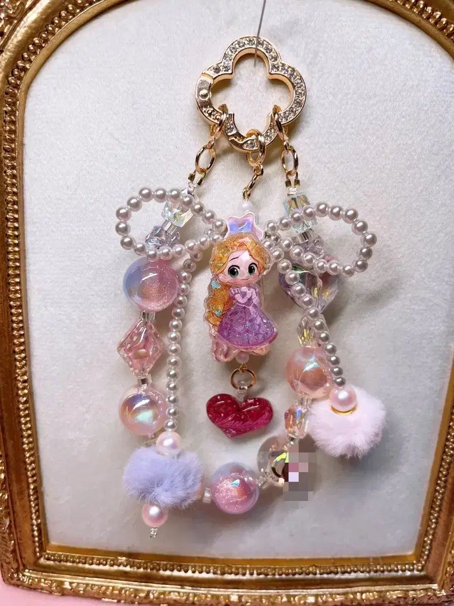 ビーズキーホルダー ディズニー プリンセスキーホルダー ラプンツェルキーホルダー エルサキーホルダー
