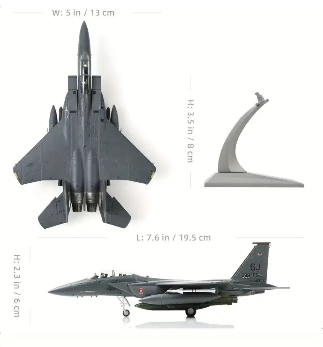 イーグル戦闘機模型 フィギュア
