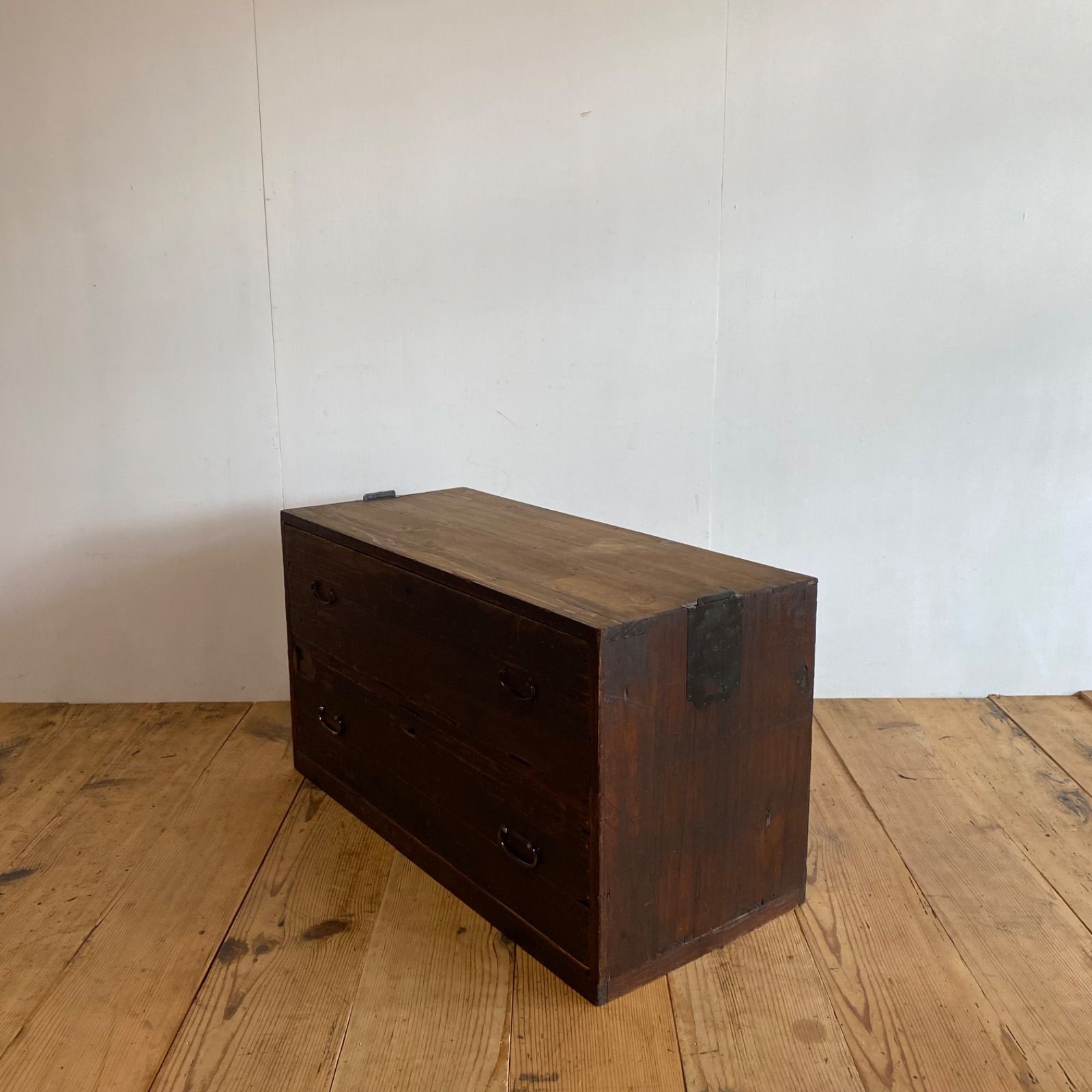 アンティーク チェスト 箪笥 ローボード テレビ台 昭和レトロ 無垢材