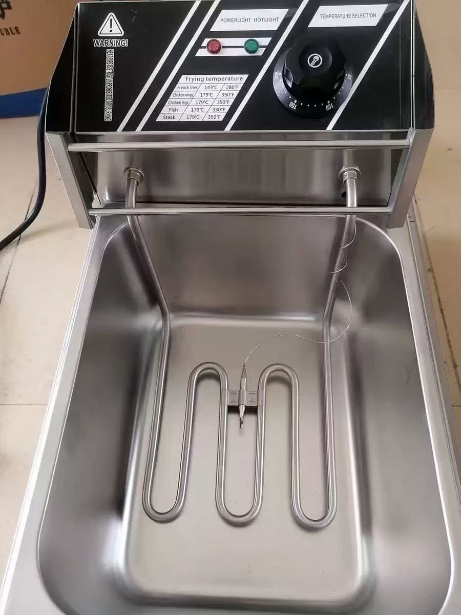 大好評 電気フライヤー 二槽式 大容量 6L 卓上フライヤー 業務用フライヤー 家庭用 2500W 揚げ物器 ミニフライヤー 200℃温度調節 操作簡単