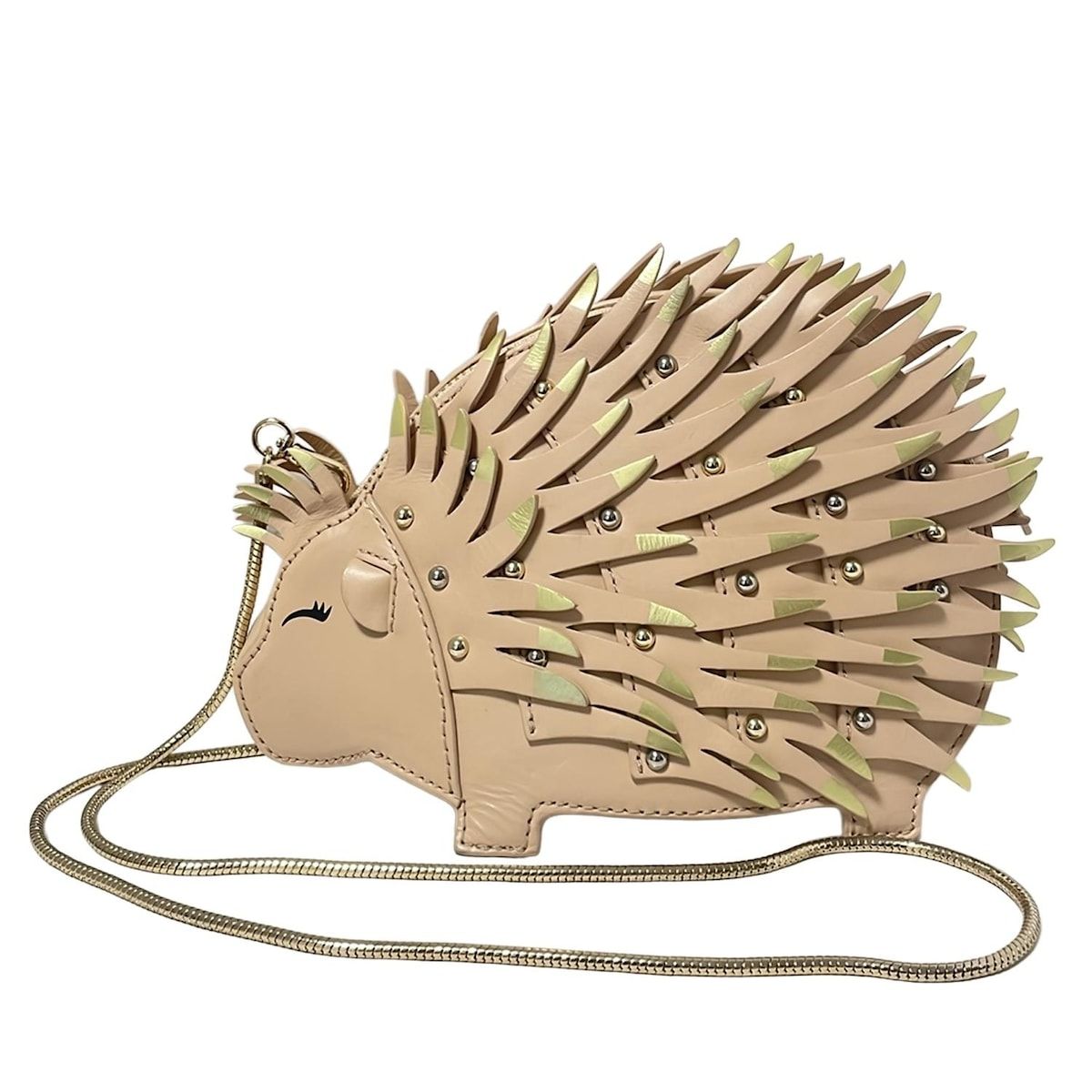 Kate spade ケイトスペード ショルダーバッグ バハ バウンド ポーキュパイン バッグ PXRU7705 ベージュ×ゴールド レザー