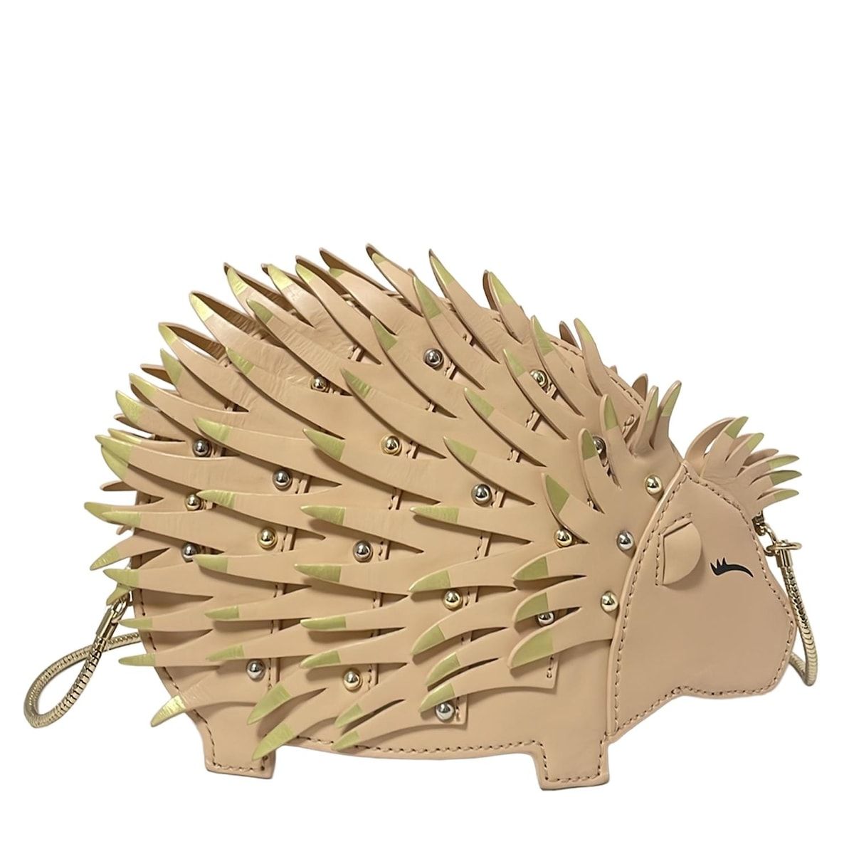 Kate spade ケイトスペード ショルダーバッグ バハ バウンド ポーキュパイン バッグ PXRU7705 ベージュ×ゴールド レザー DECORATOM_COM_BR