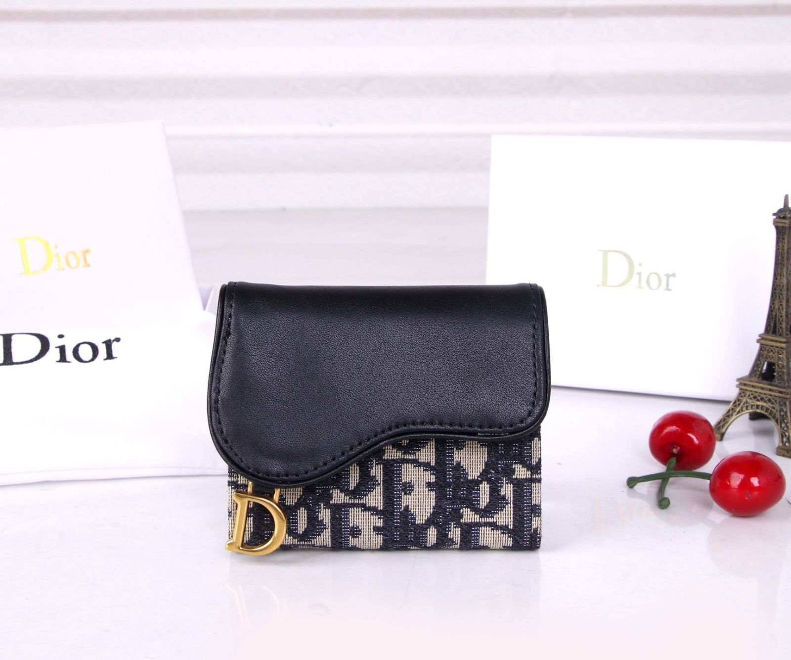 【美品】　Christian Dior クリスチャンディオール　小銭入れ 極美品】【希少】Christian Dior クリスチャンディオール 折り