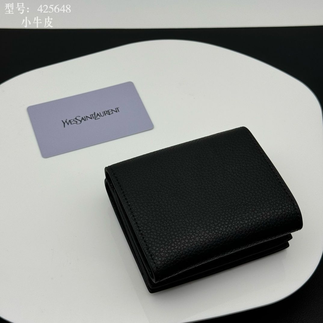 定番 希少 YSL Yves saint Laurentイヴ イヴサンローラン 折り財布