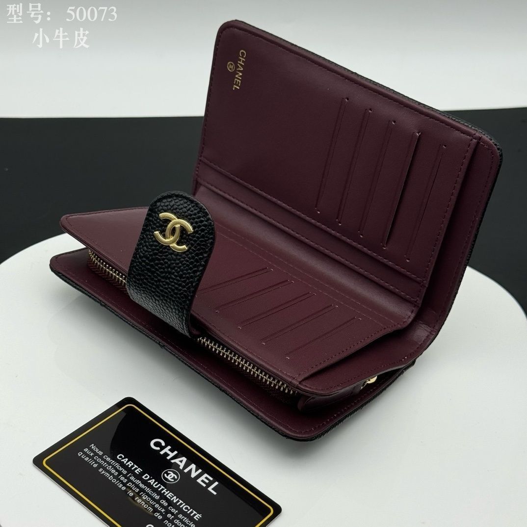 極美品 現行型】 CHANEL シャネル長財布 折り財布 小銭入れ - メルカリ